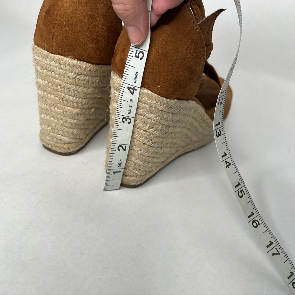 Universal Threads Tan Suede Platform Sandals 8.5‎ - image 7